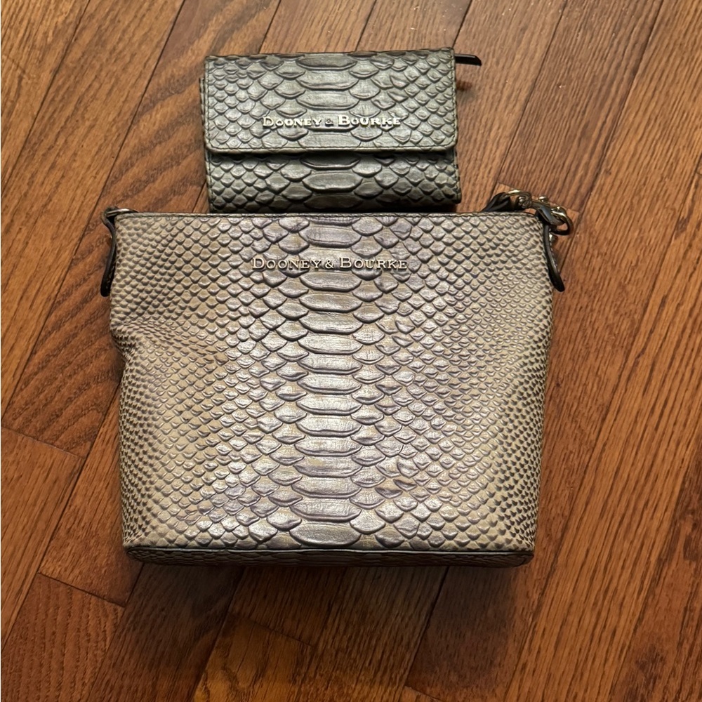 Dooney & Bourke crossbody with matching wallet